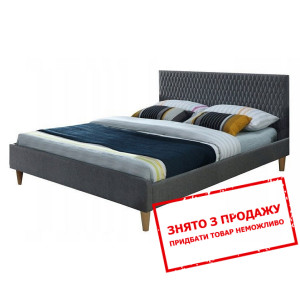 Ліжко (з ламелями) Signal Azurro Velvet 160х200 дв...